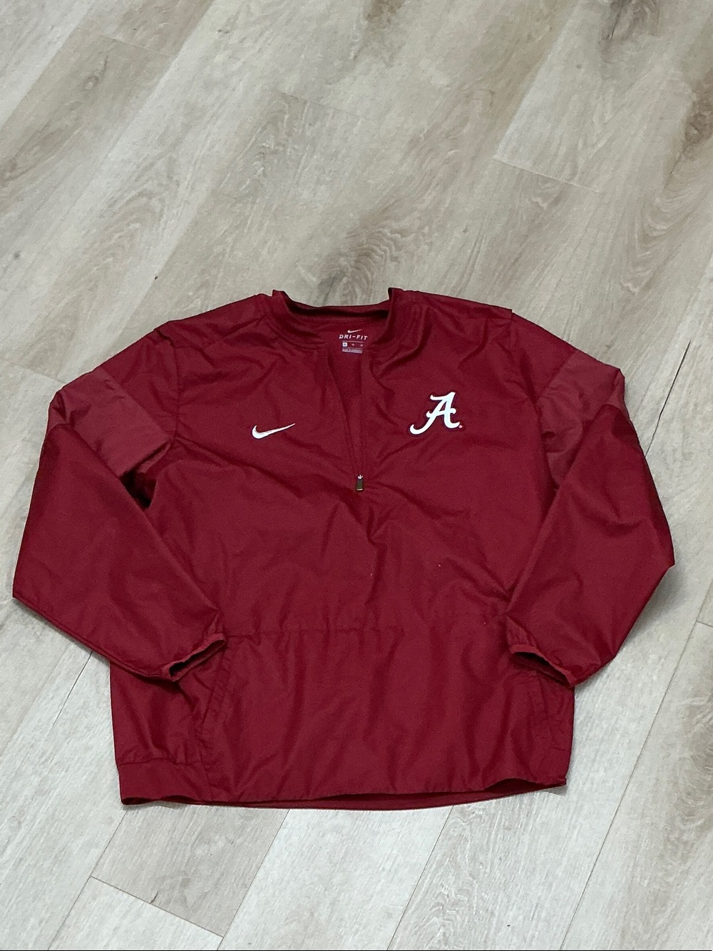 Nike Crimson Men's Alabama Pullover Windbreaker